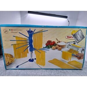 Marcato Tacapasta Wellness ITALY Pasta Drying Rack 16 Bars Chrome Plated Used